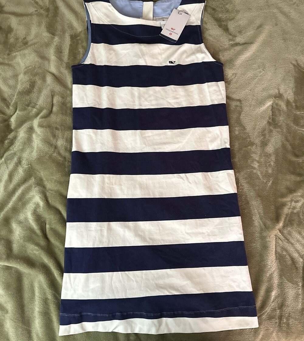 Vineyard Vines for Target Sleeveless Striped Shift Dress with Pockets